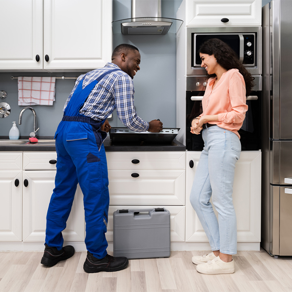 can you provide an estimate for cooktop repair before beginning any work in Iowa County